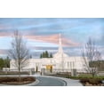thumbnail image 2 of Murdock, Ramona 14x11 Black Ornate Wood Framed with Double Matting Museum Art Print Titled - Spokane Temple, 2 of 4