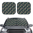 thumbnail image 2 of Hirioo Dinosaur In The Space for 2PCS Windshield Sun Shade Foldable | Front Windshield Shade for Sun, Heat and UV Rays-Small, 2 of 6