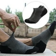 thumbnail image 4 of Calcetines de hombre, calcetines bajos hasta el tobillo, calcetines cortos para hombre, calcetines casuales de algodón, 4 of 5