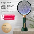 thumbnail image 2 of Electric Fly Swatter - Bug Zapper Racket for Mosquitoes and More - Battery Operated Handheld Device - Harmless to Humans - Outdoor Use, 2 of 5
