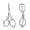 🍒 SL_Base#2687, variant on Folding Scissors Stainless Steel Mini Travel Scissors - Portable Foldable Pocket Scissors with Keychain , Nurse Badge Shears, 4.5inEDC Cutter