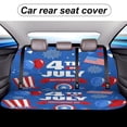thumbnail image 5 of 4th of July Print Car Accessories Car Rear Seat Covers Fashion Auto Back Seat Protector Decoration Universal Auto Interior, 5 of 6