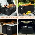 thumbnail image 6 of HOTOR Trunk Organizer for SUV - 2 Compartments & 6 Pockets Trunk Organizer for Car, Car Organizers and Storage, 6 of 7