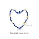 thumbnail image 2 of BESTYASH Collar Lei Azul Con Flores Plumeria Para Graduación Y Eventos Escolares Clase 2026, 2 of 8