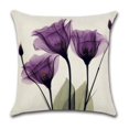 thumbnail image 4 of Fundas de cojín decorativas JINMJMXG de lino suave para sofá fundas de almohada cuadradas, 4 of 5