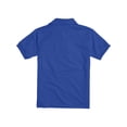thumbnail image 3 of Hanes Boys School Uniform 4-18 EcoSmart Jersey Polo Shirt, 3 of 5