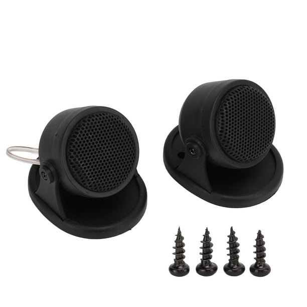 Altavoces Para Coche, Tweeter De Cúpula De Sonido Fuerte Universal 5-20 KHz Negro 2 Piezas Para De Audio