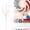 White(1PCS), variant on White Blue Red Patriotic Picks Sprays for 4th of July,Artificial Floral Picks,Patriotic Picks and Sprays,Patriotic Artificial Stem Picks,Patriotic Centerpieces for Tables,Patriotic Decorations,White