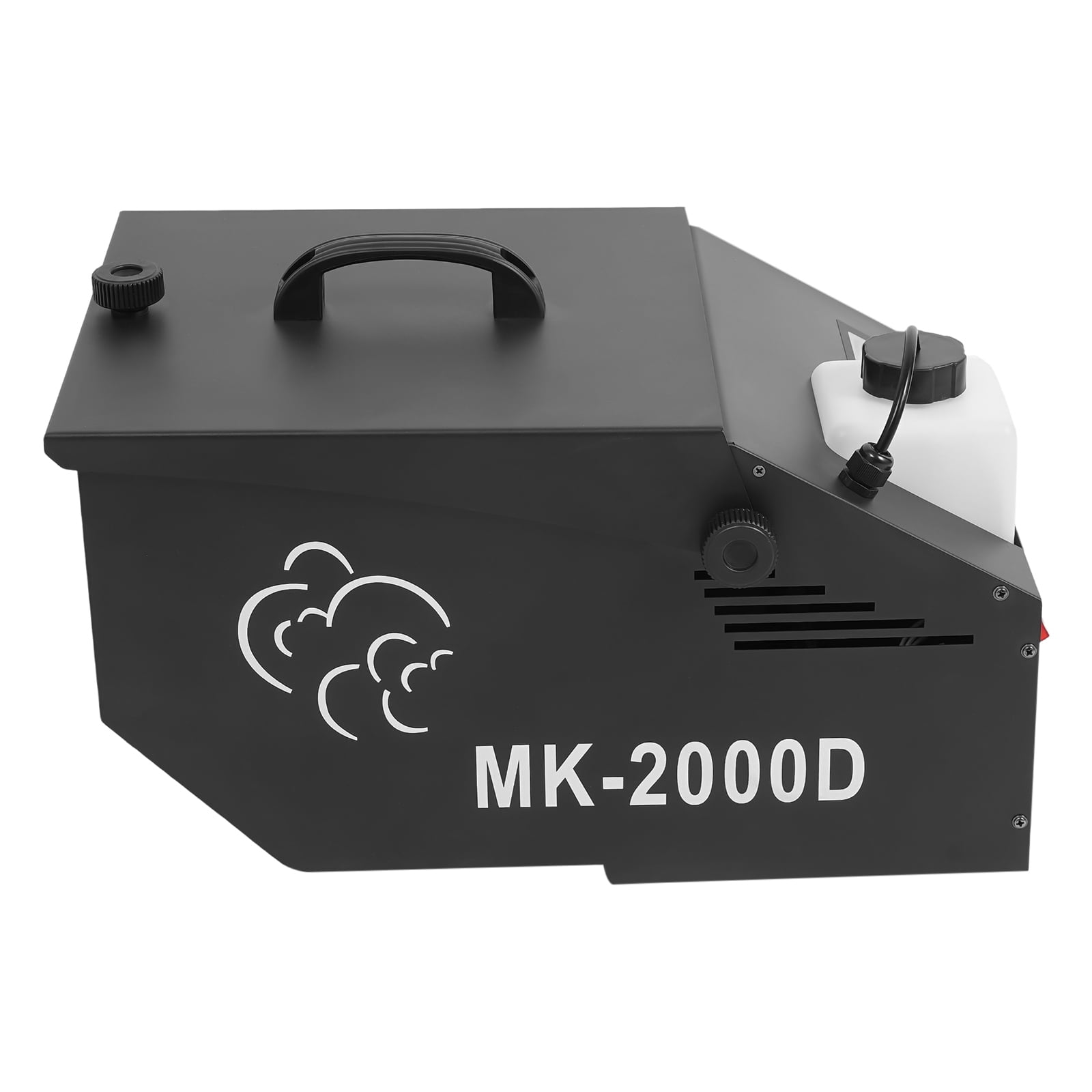 1200W 110V Black Low-Lying Smoke Machine DMX Fog Machine Multifunctional Low-Lying Fog Machine with Anti-Slip Footbeds