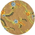thumbnail image 4 of SAFAVIEH Soho Madison Floral Wool Runner Rug, Brown/Multi, 2'6" x 14', 4 of 9