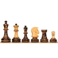 thumbnail image 2 of Dubrovnik Series Chess Set with Burnt Boxwood Pieces - 3.9" King, 2 of 4