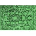 thumbnail image 1 of Ahgly Company Indoor Rectangle Oriental Emerald Green Industrial Area Rugs, 7' x 9', 1 of 4