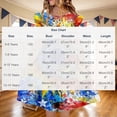 thumbnail image 3 of Edvintorg Flower Girl Dress 4Th Of July Crewneck Flutter Sleeve A Line Dresses Fashion Graphic Party Dress Size 5-14, 3 of 8