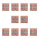 thumbnail image 4 of Bloque de Terminal Rápido, Director de Surtido de Palanca de Palanca de Alambre de Alambre de Alambre Múltiples Use 30 piezas para iluminación para control eléctrico para, 4 of 7