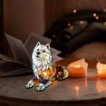 thumbnail image 5 of YaoZQ Lying Samoyed Night Light Resin Animal Figurine Bedside Table Lamp Aesthetic Room Decor for Dog Lovers 17cm, 5 of 6