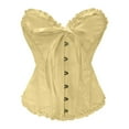 thumbnail image 3 of JFGHDG Bustier Corset Women Corset Halter Top Body Corset Top Corset for Women Wedding Corset Yellow M, 3 of 6