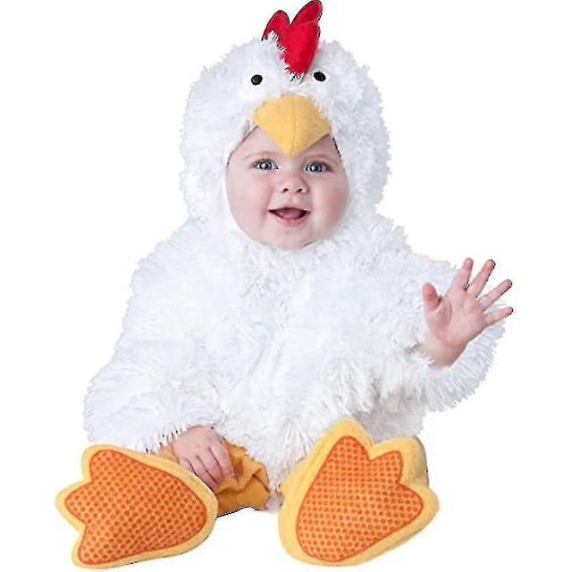 Baby Chicks Costume Farm Animal Outfits Infant Baby Boys Girls One-piece Romper Cosplay Jumpsuit