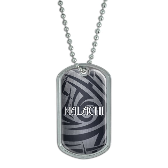 Male Names - Malachi - Dog Tag