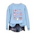 thumbnail image 4 of Zxlsdmn Women's Breast Cancer Crew Neck Sweatshirt Oversized Long Sleeve Drop Shoulder Pullover Tops Inspirational Printed Pattern Sweatshirts Fall Clothes M, 4 of 5