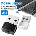 thumbnail image 2 of Visland Mouse Jiggler Undetectable Automatic Mover No Software Plug-and-Play Simulate Mouse Movement Laptop Computer Awake Mouse Shaker, 2 of 7