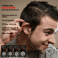 thumbnail image 5 of Power One Evolution Size 675 Hearing Aid Batteries - 1.45V Zinc Air with Improved Battery Life (300 Batteries), 5 of 9