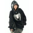 thumbnail image 4 of Sudadera con capucha de araña bordada Vintage para hombres y mujeres, camisa con capucha con cremallera completa, ropa de calle Harajuku, sudaderas de gran tamaño, ropa Y2K, 4 of 4