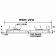 thumbnail image 2 of Dayton 24 in 26"H-W Aluminum Ceiling Truss Damper, 30 in x 24 in, Aluminum 3HHR6, 2 of 2