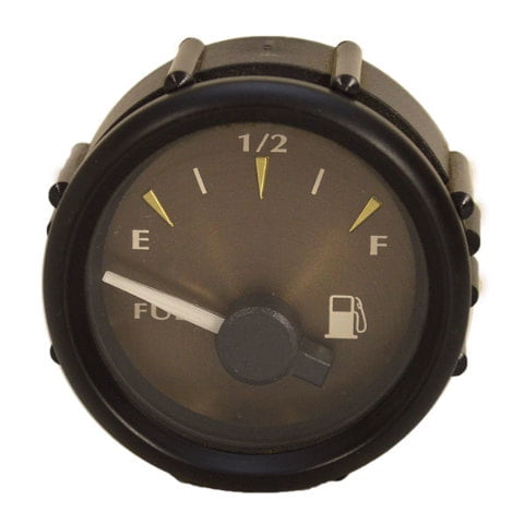 Faria Boat Fuel Gauge GP7483A | Maxum 2 Inch Black Pewter