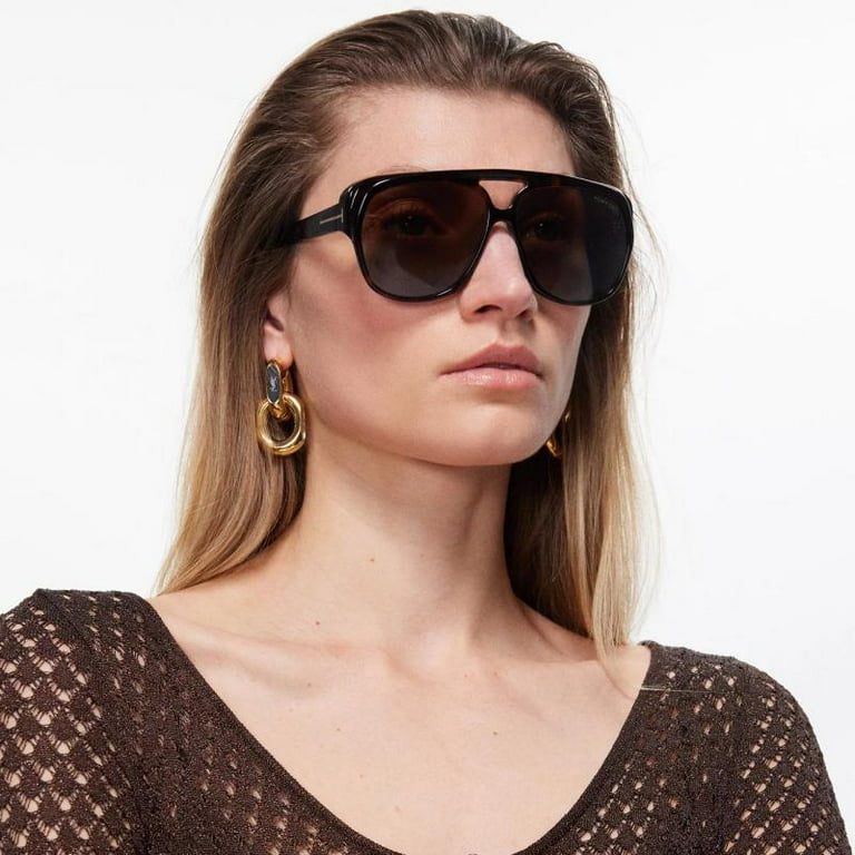 お得セット Tom Ford 02A FT1103 Sunglasses Men's Navigator Smoke Jayden 小物
