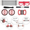 5 In 1 Portable Home Gym Equipment With Door Anchor System ab roller, Resistance belts system, Push Up Stand, Chest Expander, Pedal Exerciser