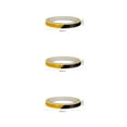 thumbnail image 2 of Transemion 8M Reflective Sticker Rim Luminous Warning Tape Motorbike Bike Frame Wheel Reflector Strip black orange 3Set, 2 of 6