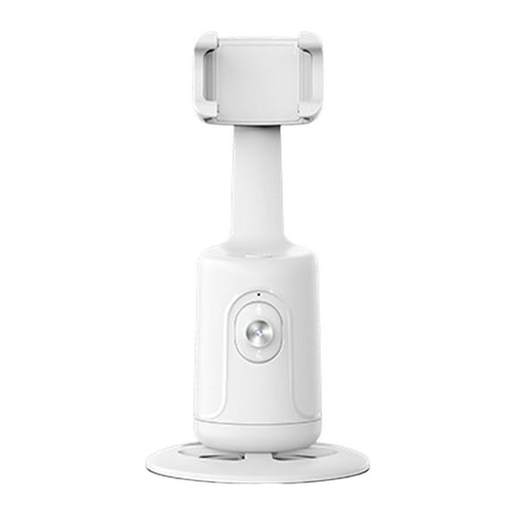 Smart AI Facial Recognition Phone Mount Holder with Auto Face Tracking 360 Rotation Adjustable Angle Flippable Camera Stand No App Required