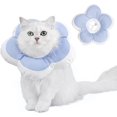 thumbnail image 5 of Cat Recovery Collar, Soft Elizabeth Pet Adjustable Protective Cone Healing Cone After Surgery, Purple, M, 5 of 5
