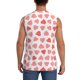 thumbnail image 4 of Fotbe Pink Hearts1 Men's Camiseta sin Mangas Estampada para Hombres, Playera Casual para Gimnasio, Entrenamiento, Playa-Small, 4 of 7