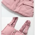 thumbnail image 6 of Favoffer Toddler Snow Suit Baby Snowsuit Girl Pants Boy Winter Coat Ski Bibs Jacket With A Large Collar Waterproof Snow-proof Outdoor Sports Daily Winter Trips Holiday Gatherings 1-5T, 6 of 9
