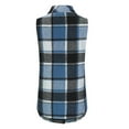 thumbnail image 3 of Cethrio Girls Plaid Vests, Casual Mid-length Sleeveless Lapel Collar Outerwear Vests Blue Size 6, 3 of 6