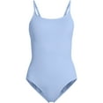 thumbnail image 3 of Lands' End Women's Tugless Thin Strap One Piece Swimsuit, 3 of 6