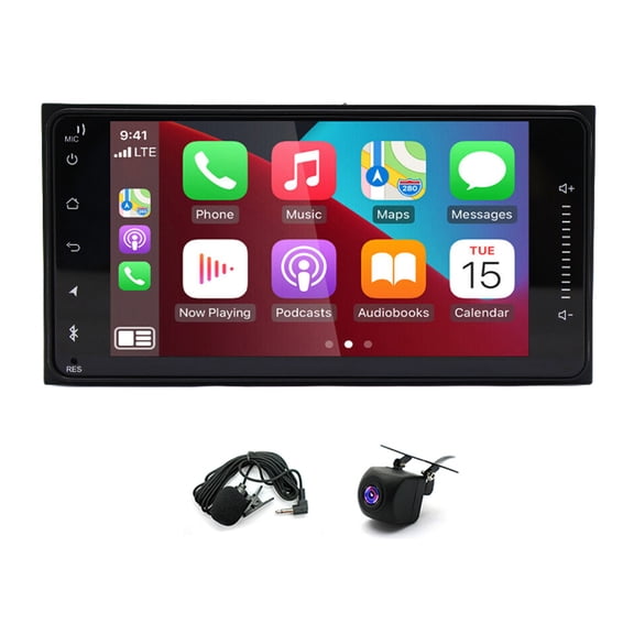LICHENGTAI 7" Car Stereo 4GB 64GB Android 15 Carplay Android Auto GPS Mirror Link Split Screen Fits for Toyota 4Runner 2003-2009