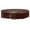 Brown, variant on Women's 3 1/4" Wide Tapered Braided Woven High Waist Leather Belt