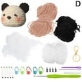 thumbnail image 1 of Pig Animals Crochet Craft Art Tool Crochet Kit Beginners Desk Topper Home Dec C2 Y4R0, 1 of 9