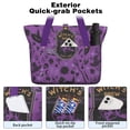 thumbnail image 2 of Tote Bag for Women - Witch's Brew Halloween Pattern Shoulder Bag - Large Utility Work Duffle Bag with Zipper Handbag for Travel, Work, Sprots, 2 of 5