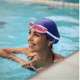 thumbnail image 3 of Set Natación, Gogles+gorra+clip Nariz+tapones+bolsa Rosa, 3 of 4