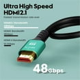 thumbnail image 4 of 8K HDMI-Compatible 2.1 Video Cable 48Gbps High Speed 8K@60Hz 48Gbps Adapter For   Laptop TV Box HDTV 2.1 Cord, 4 of 7