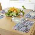 thumbnail image 4 of Ambesonne Paris Place Mats Set of 4, Eiffel Tower Love Letter, Standard Size, Multicolor, 4 of 6