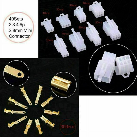 2 3 4 6 pin automotive wire connector male to female cable plug m01-