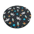 thumbnail image 2 of Lsque Space Round Bar chair cushion covers Velvet Fabric Premium Comfort Protects from Scratches and Stains for 14-17 Inch Chair- 12 inch, 2 of 7