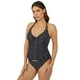 thumbnail image 1 of Gorgeous - Camiseta de Tankini Lunares para Mujer (Monocromático), 1 of 3