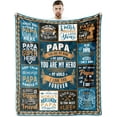 thumbnail image 1 of LHSHID Dad Gifts from Daughter Dad Birthday Gift Gifts for Dad Blanket Dad Gifts from Son Best Dad Ever Gifts Christmas Dad Gifts Fathers Day Dad Gifts Ideas Dads Gifts To My Dad Blanket 40x50in, 1 of 5