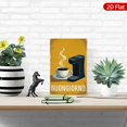thumbnail image 3 of 1pc Metal Wall Sign, 8x12 Inches, Featuring a Retro Coffee Maker and Cup Design, Rustproof & UV Protected, Perfect for Kitchen, Cafe, Coffee Shop Decor, Unique Gift for Coffee Lovers, 3 of 7