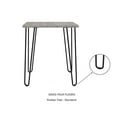 thumbnail image 5 of Lavish Home Modern End Table with Hairpin Legs and Woodgrain Finish (Gray), 5 of 9
